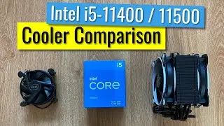 Comparing CPU Coolers for Intel i5 11400/11500 [Stock vs Arctic Freezer 34 eSports DUO]