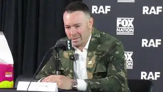 Colby Convington talks Hulk Hogan at Real American Freestyle Wrestling Press Conference in Sunrise