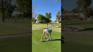 It&rsquo;s basically summer in Arizona now 😅🤭 #arizonagolf #golfswing #golfskirt