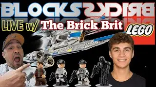 LEGO Rebel U-Wing Starfighter Live Build w/ BlocksBricks & The Brick Brit! Enter $50 LEGO Giveaway!