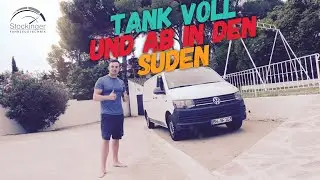 Tank voll und ab in den S&uuml;den / VW Bus T6 langer Radstand 2.0 TDI #24