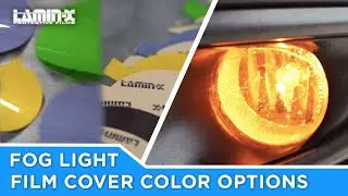Lamin-x Fog Light Film Cover Color Options #shorts
