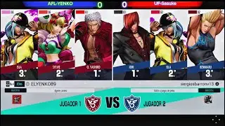 🔥KOF XV Online Match UF-Sasuke (Iori,Isla,Benimaru) VS AFL-Yenko (O.Yashiro,Sylvie,Isla)🔥