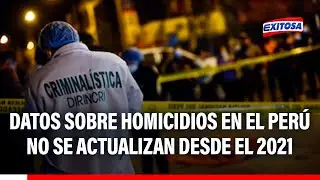 🔴🔵 Frank Casas: Datos sobre homicidios en el Per&uacute; no se actualizan oficialmente desde el 2021