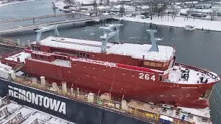 Chrzest ORP Henryk Zygalski