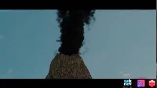 CGI VFX TUTORIALS | Houdini 16.5 volcano 2018 | redshift volume rendering in houdini