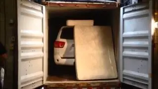 How thieves hide stolen vehicles in containers