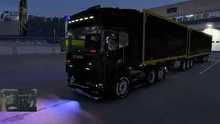 ETS2 1.54 | SCANIA R 4-Series | Double Trailer Parking | Cockpit View |