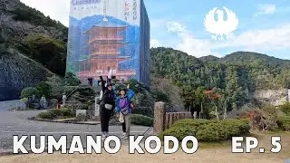 Solo Backpacking the Kumano Kodo Nakahechi Ep. 5, Nachi Falls & Kumano-Nachi Taisha | Hiking Japan