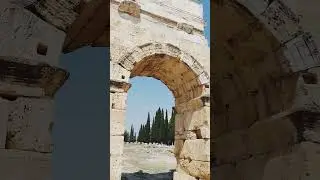 Ancient city of #Hierapolis #pamukkale theatre #pamukkale #Roman Ruins #Turkiye