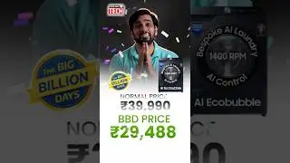Samsung Bespoke AI Washing Machine at BIGGEST DISCOUNT in Flipkart Big Billion Days 2025! 🤯