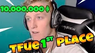 Tfue Win 1st Place $10M Fall Skirmish Week2 -  FORTNITE BATTLE ROYALE