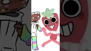 Fruti cake!  Cosmo x Sprout #cosmo #sprout #fruit cake #animaci&oacute;n #dandysword