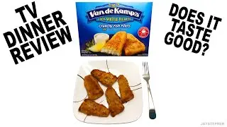 TV Dinner Review - Van de Kamp's Crunchy Fish Fillets Unboxing & Taste Test