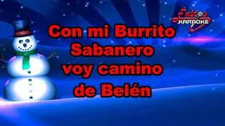 🎄 MI BURRITO SABANERO [KARAOKE COMPLETO HD] *REGALO* 🎁