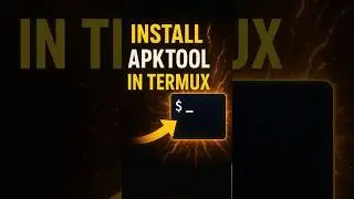 Install APKTool in Termux on Android ⚡ | Easy & Fast Guide #shorts  #cybersecurity #apk