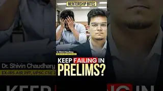 Mistakes In Upsc Prelims and Preparation #shorts #upsc #drshivin