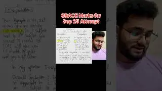 CA Inter Grace Marks Formula Sep 25 & Jan 26  #icai #gracemarks