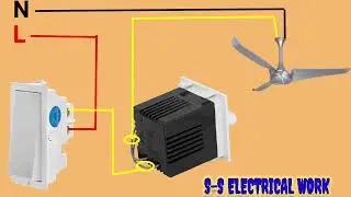 Ceiling fan regulator connection full connection