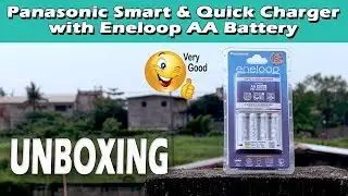 Panasonic Smart & Quick Charger with Eneloop AA Battery | UNBOXING