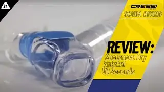 60 Second Review of Cressi's Supernova Dry Snorkel