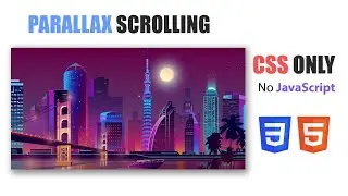 CSS Awesome Parallax Effect simple || Only CSS || Code Genesis ||