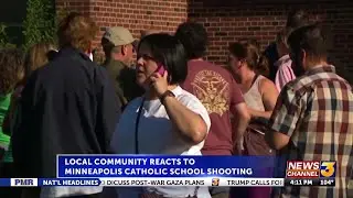 Local community reacts to Minneapolis Catholic school shooting