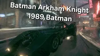 Zombified G Games: Batman Arkham Knight 1989 Batman Batmobile Chase