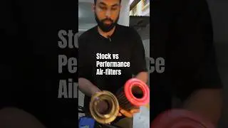 Stock vs Performance air filters. Ngage airfilter #performanceboost #himalayan450