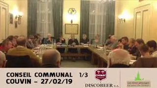 CONSEIL COMMUNAL COUVIN 27/02/19 - 1/3