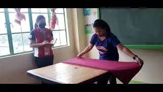 Practice Demo on Table Cloth Folding and Laying2