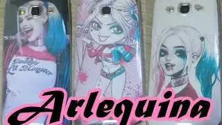 DIY | Capinha de celular Arlequina/ Harley Quinn Esquadrão Suicida