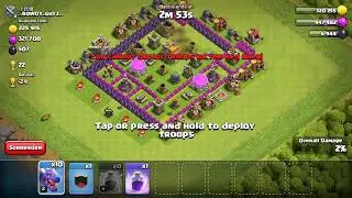 (clash of clans) gameplay loot for upgrade my base th 7