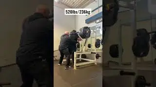 520lbs/236kg SSB Squat for Reps