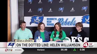On the dotted line: Helen Williamson