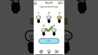 Brain Out Can you pass it   No  74 light up the 4th bulb #brainoutcanyoupassit