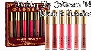 Lorac Royal Lip Creme Collection (Holiday 2014) | MsNikkiGBeauty