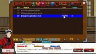 Ninja Saga Level 60 Ninjutsu Skills