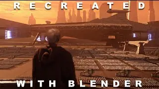 Recreated in Blender: &rdquo;Begun, the Clone Wars have&rdquo;