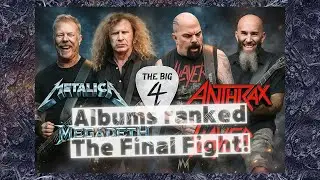 ⏩ Metallica, Megadeth, Slayer, Anthrax ⏪ Ranked. The Final Fight!