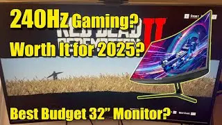 Sceptre 32&rdquo; Curved Gaming Monitor Review | 240Hz Overdrive Test 2025!
