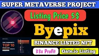 Byepix Coin ICO Review | Listing 5$ | 33x Profit | 90% token sold out |