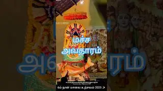 மச்ச அவதாரம் #வல்லிபுரஆழ்வார் #jaffnatoday #vallipuram #thasavatharam #jaffna #vadamaradchi