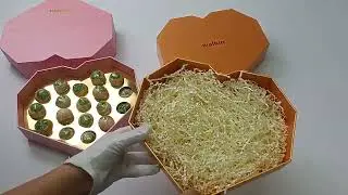 customized hexagone paper box with inlay #paperbox #hexagonepackage #paperpackaging