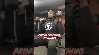 Proper breathing technique during workouts #shorts #fitness
