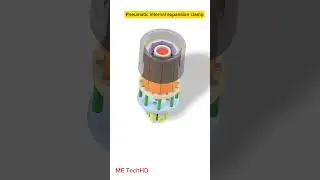 Pneumatic internal expansion clamp