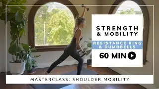 60-Minute LIVE Pilates Mat Workout | Shoulder Mobility, Core Strength & Q&A with Amy Jordan