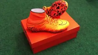 Nike Hypervenom II Phantom FG Dynamic Fit Collar Sock in Or