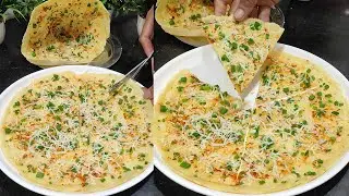 street style cheese garlic dosa paper recipe | south indian recipe | instant rava dosa paper recipe