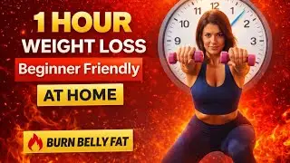 Lose Belly Fat Fast | 1 Hour Home Workout for Beginners